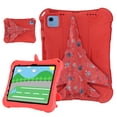 thumbnail image 1 of Allytechgroup iPad 10th Gen 10.9" Case, EVA Rubber Stand Colorful Airplane Stand Kids Friendly Shockproof Bumper Anti-Scratch Lightweight Rotating Case Cover for Apple iPad 10th Gen 2022,Red, 1 of 12