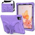 thumbnail image 1 of Allytechgroup iPad 10th Generation 10.9" Case for Kids, Butterfly Design Kids Friendly Shockproof Kickstand EVA Shoulder Strap Bumper Lightweight Case for Apple iPad 10.9" 2022 10th Gen, Lightpurple, 1 of 8