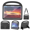 thumbnail image 1 of Allytechgroup for iPad 11th generation 2025 Case, iPad 10th generation 2022 Case for Kids, EVA Slim Case with Handle & Foldable Kickstand & Shoulder Strap Shockproof Protective Back Cover, Black, 1 of 10