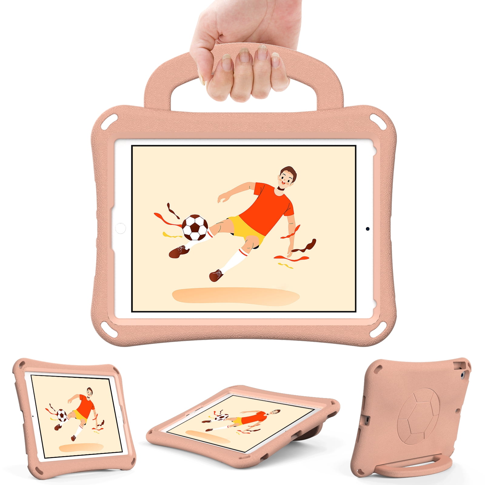 JETech Custodia per iPad Air 1a Edizione (Non per Air 2), Cover con Funzione di Supporto, Auto Svegliati/Sonno (Rosso