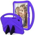 thumbnail image 1 of Allytechgroup iPad 9th 8th 7th Gen Case for Kids, Shockproof Kids Friendly Rugged Protective Back Cover with Handle & Kickstand for Apple iPad 10.2" 2021/2020/2019, Purple, 1 of 6