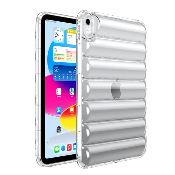 Allytechgroup iPad Air 11 Inch Case M3 M2 2025/2024, Clear Flexible TPU Anti-Scratch Bumper Rugged Shockproof Protective Transparent Tablet Case Cover for Apple iPad Air 11" 2025/2024, Clear