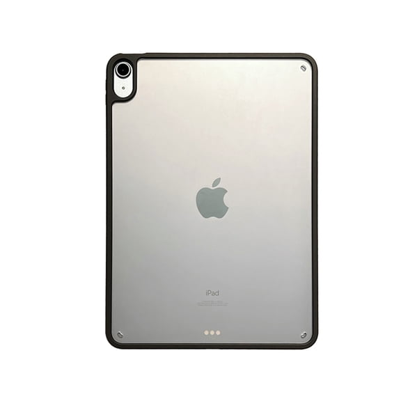 Allytechgroup for iPad Air 11 Inch M4 2026/M3 2025/M2 2024 with Pencil Holder, [Supports Pencil Charging] Slim Tablet Clear Case Not Yellowing Shockproof and Anti-Scratch for Women Men, Black