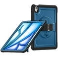 thumbnail image 1 of Allytechgroup iPad Air 13" Case M3 M2 2025/2024, Rotating Kickstand Shockproof Hand Strap + Shoulder Strap Drop Protection Rugged Case for Apple iPad Air 13 inch 2025/2024, Navyblue, 1 of 12