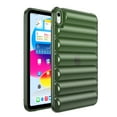 thumbnail image 1 of Allytechgroup iPad Air 5th 4th Gen Case 10.9", Clear Flexible TPU Anti-Scratch Bumper Rugged Shockproof Protective Transparent Tablet Case Cover for Apple iPad Air 5th 4th Gen 10.9", Green, 1 of 6