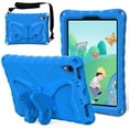 thumbnail image 1 of Allytechgroup iPad Mini 1 2 3 4 5 Case 7.9", Butterfly Design Kids Friendly Shockproof Kickstand EVA Shoulder Strap Bumper Lightweight Case for Apple iPad mini 1st 2nd 3rd 4th 5th Gen, Blue, 1 of 8