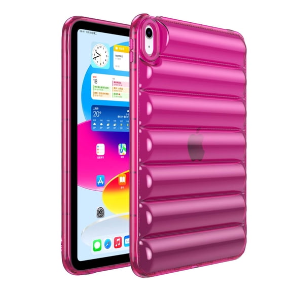 Allytechgroup iPad Mini 6th/7th Generation Case Cover, Flexible Soft TPU Shockproof Anti-Scratch Bumper Lightweight Protective Case Cover for Apple iPad mini 6/ iPad mini 7 8.3", Rose