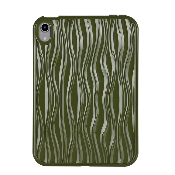 Allytechgroup iPad Mini 7 A17 Pro 2024/iPad Mini 6 2021 8.3 Inch iPad Mini 7th/6th Gen Case, Slim Lightweight Soft TPU Shockproof Protective Back Cover for iPad Mini 8.3" 7th Gen/6th Gen, Darkgreen