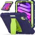 thumbnail image 1 of Allytechgroup for iPad Mini 7 Kids Case, for iPad Mini 6th/7th Generation Cases with Pencil Holder Kickstand Shockproof Protective Back Cover for iPad Mini 6/7 Case 8.3 Inch, Blue+Green, 1 of 9
