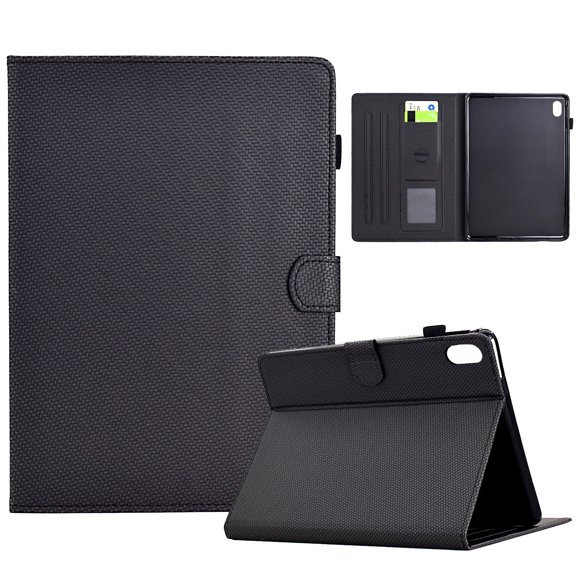 Allytechgroup for iPad Mini 7th Gen A17 Pro Case 2024 and Mini 6th Gen 8.3 inch 2021, PU Leather Flip Wallet Case with Credit Card Slot Stand Shockproof Protective Cover for iPad Mini 6/7, Black