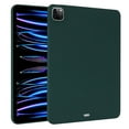 thumbnail image 1 of Allytechgroup iPad Pro 11" 2022/2021/2020 Case, Ultra Slim Fit Shockproof Bumper Anti-Scratch Soft Silicone Back Cover Case for Apple iPad Pro 11 Inch 4th 3rd 2nd Gen, Darkgreen, 1 of 9