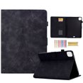 thumbnail image 1 of Allytechgroup iPad Pro 11 2024 M4 Case Cover, Eiffel Tower Butterfly Embossed Stylish Bumper Auto Sleep Wake Protective Kickstand Slim Fit Pencil Holder Case for Apple iPad 11 Inch Pro 2024, Black, 1 of 10