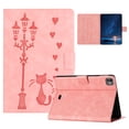 thumbnail image 1 of Allytechgroup for iPad Pro 11 Inch Case 2024 M4 A2836 A2837, Flip PU Leather 11 Inch Tablet Case with Credit Card Slot Kickstand Auto Sleep/Wake Full Body Protective for iPad Pro M4 11" Case, Pink, 1 of 10