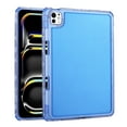 thumbnail image 1 of Allytechgroup for iPad Pro 11 Inch Clear Case 2024 (M4), [Built-in Pencil Holder] Anti Yellowing Slim Lightweight Shockproof Protective Back Cover for iPad Pro 11 2024 Women Men, Blue, 1 of 7