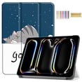 thumbnail image 1 of Allytechgroup iPad Pro 11 M4 2024 Case, Slim Flip Smart Cover Auto Sleep Wake Multi Angle Veiwing Stand Shockproof Case for Apple iPad Pro 11 inch 2024, Cat, 1 of 7