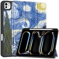 thumbnail image 1 of Allytechgroup iPad Pro 11 M4 2024 Case, Slim Flip Smart Cover Auto Sleep Wake with Pencil Holder Multi Angle Veiwing Stand Shockproof Case for Apple iPad Pro 11 inch 2024,Starry Night, 1 of 9