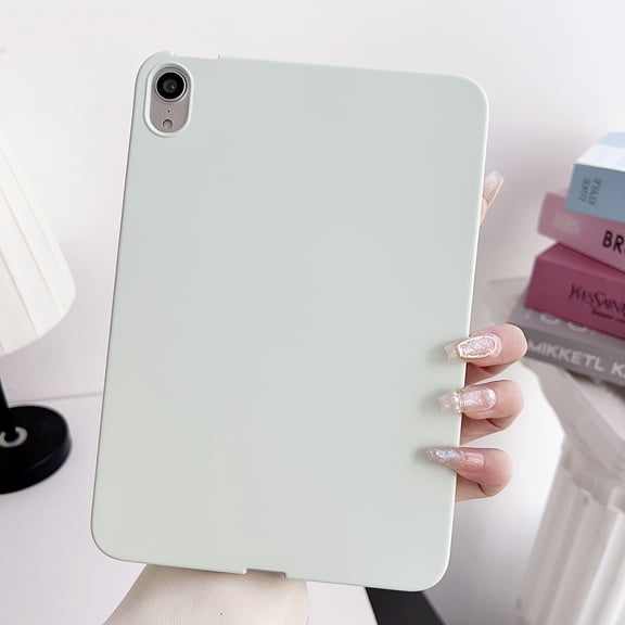 Allytechgroup iPad mini Case 1 2 3 4 5, Ultra Slim Thin Lightweight Soft Silicone Back Shell Bumper Shockproof Protective Case Cover for Apple iPad Mini 1st 2nd 3rd 4th 5th Gen 7.9", Mint