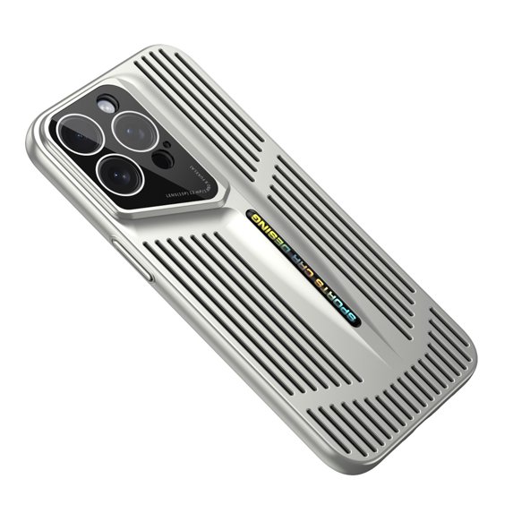 Allytechgroup iPhone 11 Case Cover, Heat Dissipation Design Eletroplating Frame Rugged Shockproof Drop Protection Camera Lens Protective Phone Case for Apple iPhone 11, Silver