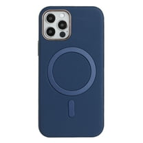 Allytechgroup iPhone 11 Pro Case with Magnetic Ring, Compatible with Magsafe Slim Back Cover Flannel Inner Lining Shockproof Protective Phone Case for Apple iPhone 11 Pro, Darkblue