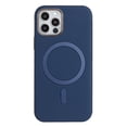 thumbnail image 1 of Allytechgroup iPhone 11 Pro Max Case with Magnetic Ring, Compatible with Magsafe Slim Back Cover Flannel Inner Lining Shockproof Protective Phone Case for Apple iPhone 11 Pro Max, Darkblue, 1 of 6