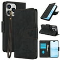 thumbnail image 1 of Allytechgroup for iPhone 11 Pro Wallet Case, [RFID Blocking] Card Holder Kickstand PU Leather Flip Wallet Phone Case Shockproof Protective Cover Compatible with iPhone 11 Pro, Black, 1 of 6