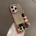 thumbnail image 1 of Allytechgroup for iPhone 11 Protective Case, Dust/Dirt Proof Shock-Absorbent Non-Slip Glossy Mirror PC+TPU Lightweight Shockproof Back Cover Bumper for iPhone 11, Pink, 1 of 10