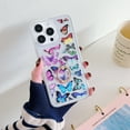 thumbnail image 1 of Allytechgroup iPhone 12/ 12 Pro Case with Ring Stand, Soft TPU Back Cover Slim Fit Shell Anti-Scratch Shockproof Luxury Bumper Phone Case for Apple iPhone 12 Pro/ iPhone 12, Colorful Butterfly, 1 of 10