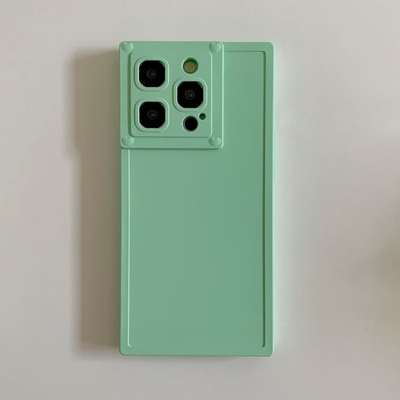 Allytechgroup iPhone 12 Case Cover, Ultra-Slim Bumper with Camera Lens Protection Anti-Scratch Shockproof Rugged Phone Case for Apple iPhone 12, Mint