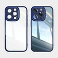 thumbnail image 1 of Allytechgroup iPhone 12 Pro Case, Shockproof Bumper Slim Fit Clear Back Cover with Camera Lens Protector - Anti-Scratch Phone Case for Apple iPhone 12 Pro, Blue, 1 of 6