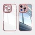 thumbnail image 1 of Allytechgroup iPhone 12 Pro Case, Shockproof Bumper Slim Fit Clear Back Cover with Camera Lens Protector - Anti-Scratch Phone Case for Apple iPhone 12 Pro, Pink, 1 of 6