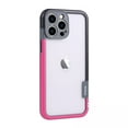 thumbnail image 1 of Allytechgroup for iPhone 12 Pro Max Bumper Case No Back, Built-in Camera Cover Compatible with MagSafe Slim Lightweight TPU+PC Bumper Frame Cover Backless Shockproof, Roseblack, 1 of 13