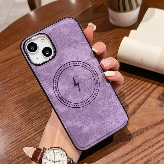 Allytechgroup iPhone 12 Pro Max Case Compatible with Magsafe, Slim Fit iPhone Case for Women Men Wireless Charging Anti-Scratch Magnetic Cover for Apple iPhone 12 Pro Max, Purple