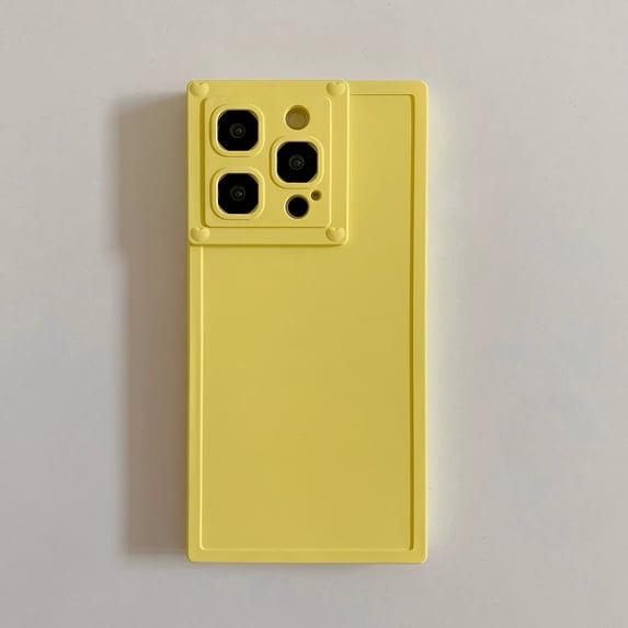 Allytechgroup iPhone 13 Case Cover, Ultra-Slim Bumper with Camera Lens Protection Anti-Scratch Shockproof Rugged Phone Case for Apple iPhone 13, Yellow