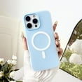 thumbnail image 1 of Allytechgroup iPhone 13 Case, TPU Back Cover Compatible with Magsafe Slim Fit Bumper Rugged Protective Shock Resistant Phone Case for Apple iPhone 13, Blue, 1 of 8
