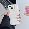 thumbnail image 1 of Allytechgroup for iPhone 13 Pro Max Case, Buffer Back Cover Stylish Design Shockproof Soft Silicone Rugged Anti-Scratch Phone Case Cover for iPhone 13 Pro Max, White, 1 of 10