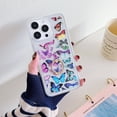thumbnail image 1 of Allytechgroup iPhone 13 Pro Max Case with Ring Stand, Soft TPU Back Cover Slim Fit Shell Anti-Scratch Shockproof Luxury Bumper Phone Case for Apple iPhone 13 Pro Max, Black Butterfly, 1 of 10