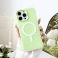 thumbnail image 1 of Allytechgroup iPhone 13 Pro Max Case, TPU Back Cover Compatible with Magsafe Slim Fit Bumper Rugged Protective Shock Resistant Phone Case for Apple iPhone 13 Pro Max, Green, 1 of 8