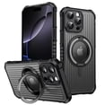 thumbnail image 1 of Allytechgroup for iPhone 13 Pro Max Case with kickstand, Built-in Rotating Stand Universal Viewing Angles Precision Camera Cutouts Military Grade Drop Protection for Women Men, Gray, 1 of 6