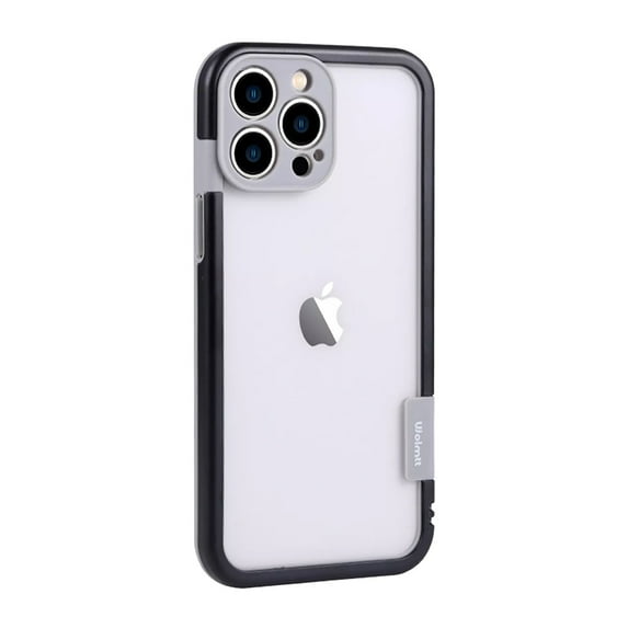 Allytechgroup for iPhone 14 Bumper Case No Back, Built-in Camera Cover Compatible with MagSafe Slim Lightweight TPU+PC Bumper Frame Cover Backless Shockproof, Black