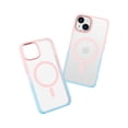 thumbnail image 1 of Allytechgroup iPhone 14 Case with Screen Protector, Compatible with Magsafe Transparent Matte Back Cover Anti-Scratch Drop Protective Phone Case for Apple iPhone 14, Pink, 1 of 7