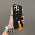 thumbnail image 1 of Allytechgroup iPhone 14 Case with Strap, Magnetic Back Cover Compatible with Magsafe Slim Fit Shockproof Anti-Scratch Bumper Rugged Phone Case Cover for Apple iPhone 14,Black, 1 of 5