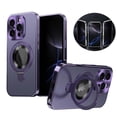 thumbnail image 1 of Allytechgroup iPhone 14 Plus Case with Anti-Spy Screen Protector Film, Compatible with Mag-safe Shockproof Privacy Protection Anti-Scratch Ring Stand Phone Case for Apple iPhone 14 Plus,Darkpurple, 1 of 6