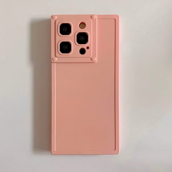 Allytechgroup iPhone 14 Plus Case Cover, Ultra-Slim Bumper with Camera Lens Protection Anti-Scratch Shockproof Rugged Phone Case for Apple iPhone 14 Plus, Pink