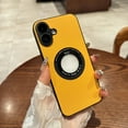 thumbnail image 1 of Allytechgroup iPhone 14 Plus Magnetic Case with Logo View, Compatible with Magsafe Dustproof Shock Resistant Anti-Scratch Bumper Rugged Phone Case Cover for Apple iPhone 14 Plus, Yellow, 1 of 7