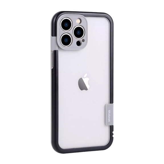 Allytechgroup for iPhone 14 Pro Bumper Case No Back, Built-in Camera Cover Compatible with MagSafe Slim Lightweight TPU+PC Bumper Frame Cover Backless Shockproof, Black