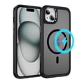 thumbnail image 1 of Allytechgroup iPhone 14 / iPhone 13 Case Magnetic, Compatible with Magsafe Matte Back Cover Military Grade Shockproof Anti-Scratch Slim Fit Phone Case Cover for Apple iPhone 14/ iPhone 13, Black, 1 of 9