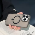 thumbnail image 1 of Allytechgroup for iPhone 15 Case, Compatible with Magsafe Slim Lightweight Hard PC Soft TPU Phone Case for Women Girls Shockproof Magnetic Back Cover for iPhone 15, Black, 1 of 11