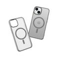 thumbnail image 1 of Allytechgroup iPhone 15 Case with Screen Protector, Compatible with Magsafe Transparent Matte Back Cover Anti-Scratch Drop Protective Phone Case for Apple iPhone 15, Gray, 1 of 7