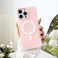 thumbnail image 1 of Allytechgroup iPhone 15 Case, TPU Back Cover Compatible with Magsafe Slim Fit Bumper Rugged Protective Shock Resistant Phone Case for Apple iPhone 15, Pink, 1 of 8