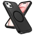 thumbnail image 1 of Allytechgroup iPhone 15 Plus Magsafe Case with Screen Protector, Military Grade Shockproof Rugged Hybrid Hard PC Back Cover Wireless Charging Bumper Phone Case for Apple iPhone 15 Plus,Black, 1 of 7